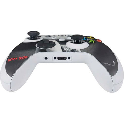 Betty Boop Black and White Xbox Series S Controller Skin